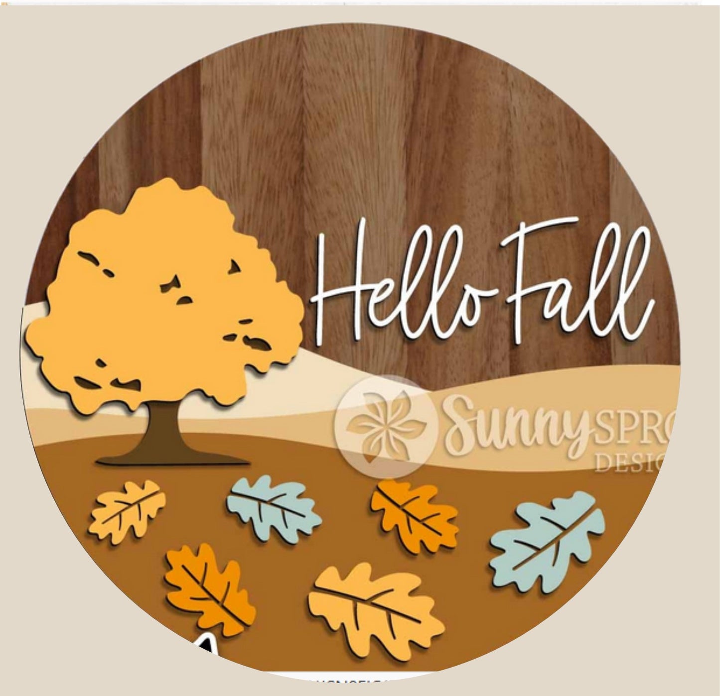 0004 - Fall Oak Tree