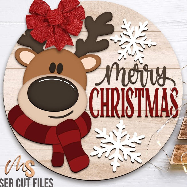 2121 - Merry Christmas Reindeer 2