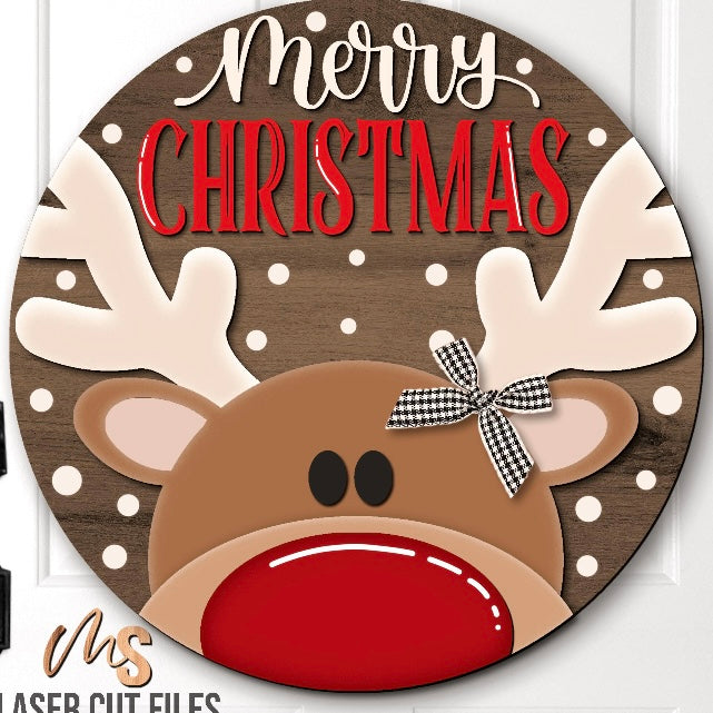 2120 - Merry Christmas Reindeer