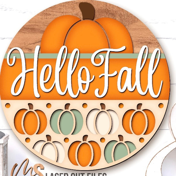 2124 - Hello Fall Pumpkins