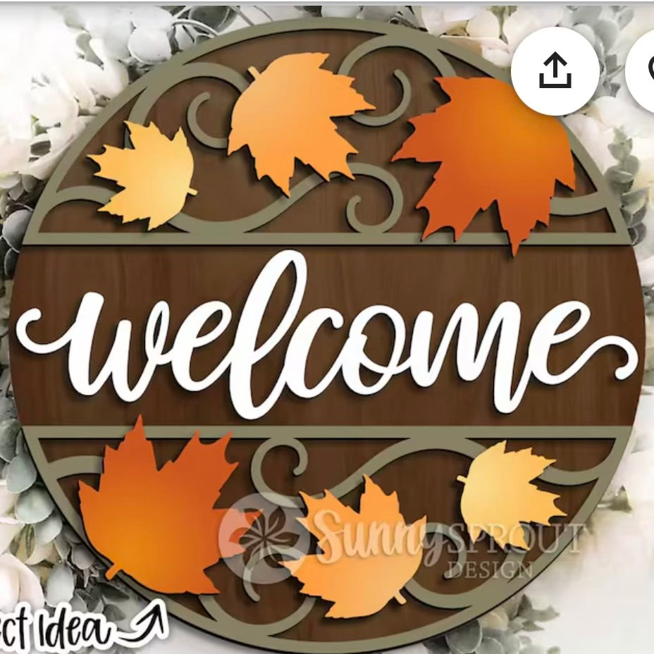 2108 - Welcome Leaves