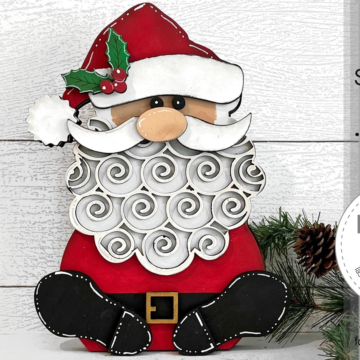 2142 - Sitting Santa