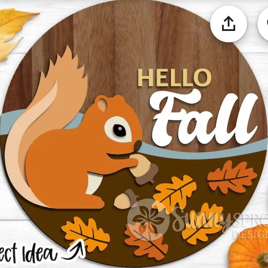 2103 - Fall Squirrel