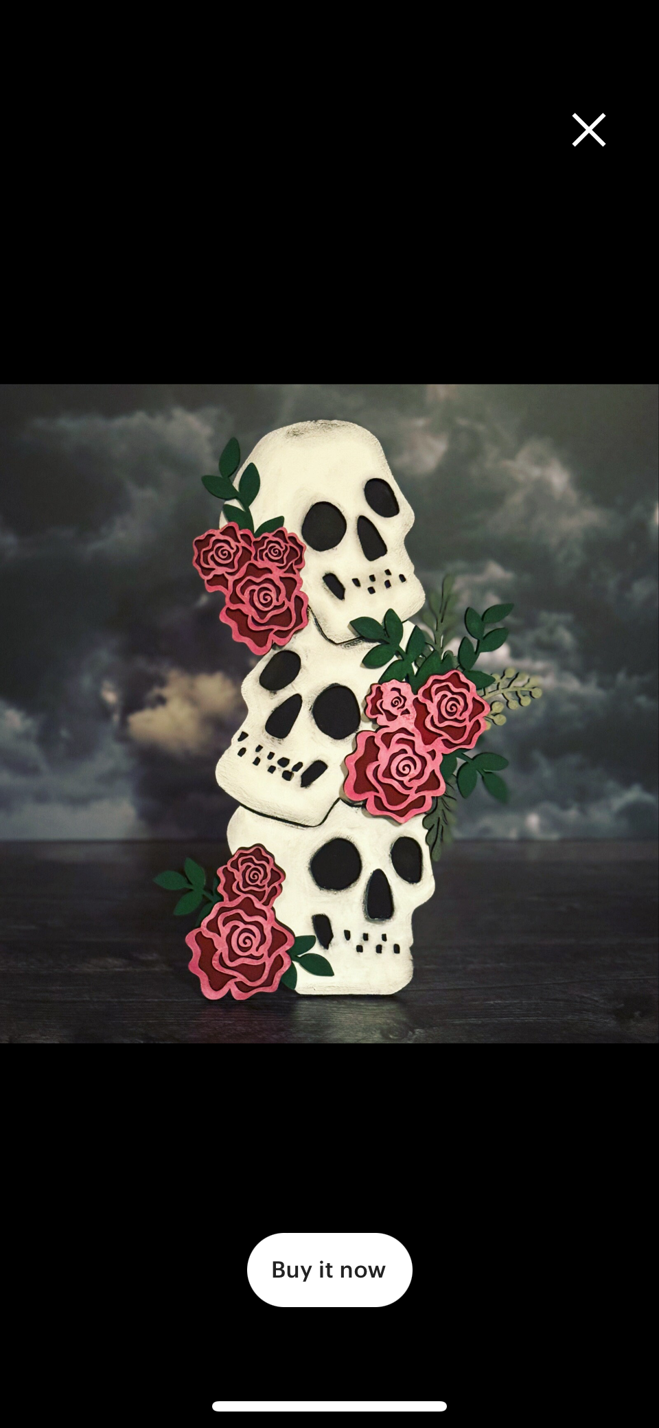 2101 - Rose Skull