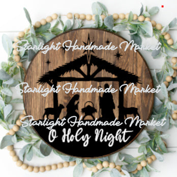 2002 - 3D Round Holy Night Nativity