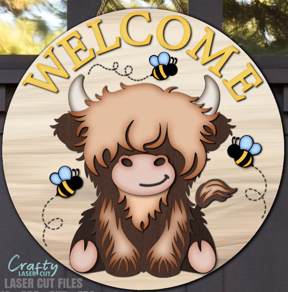 2181 - Welcome Cow & Bees