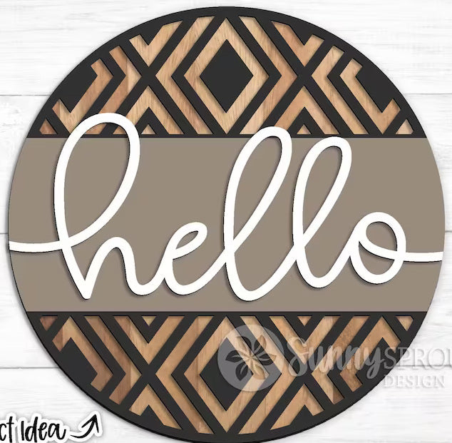 3D PROJECT - Geometric Hello