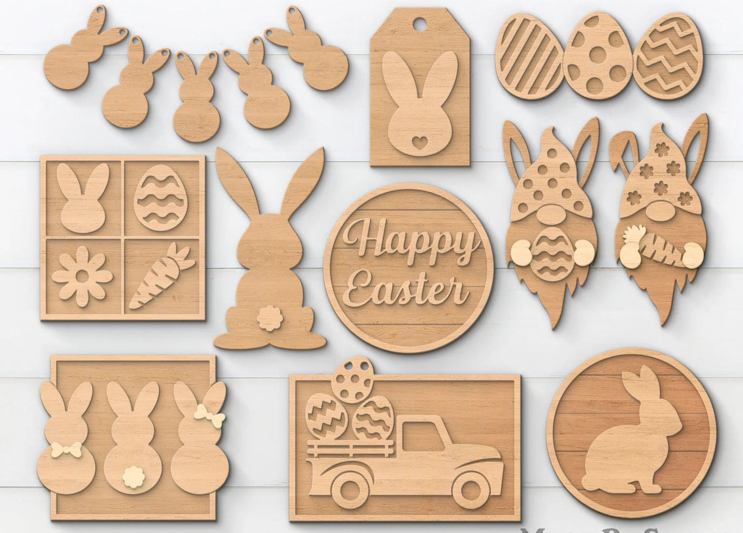 3D PROJECT - Tiered Tray Decor - Easter