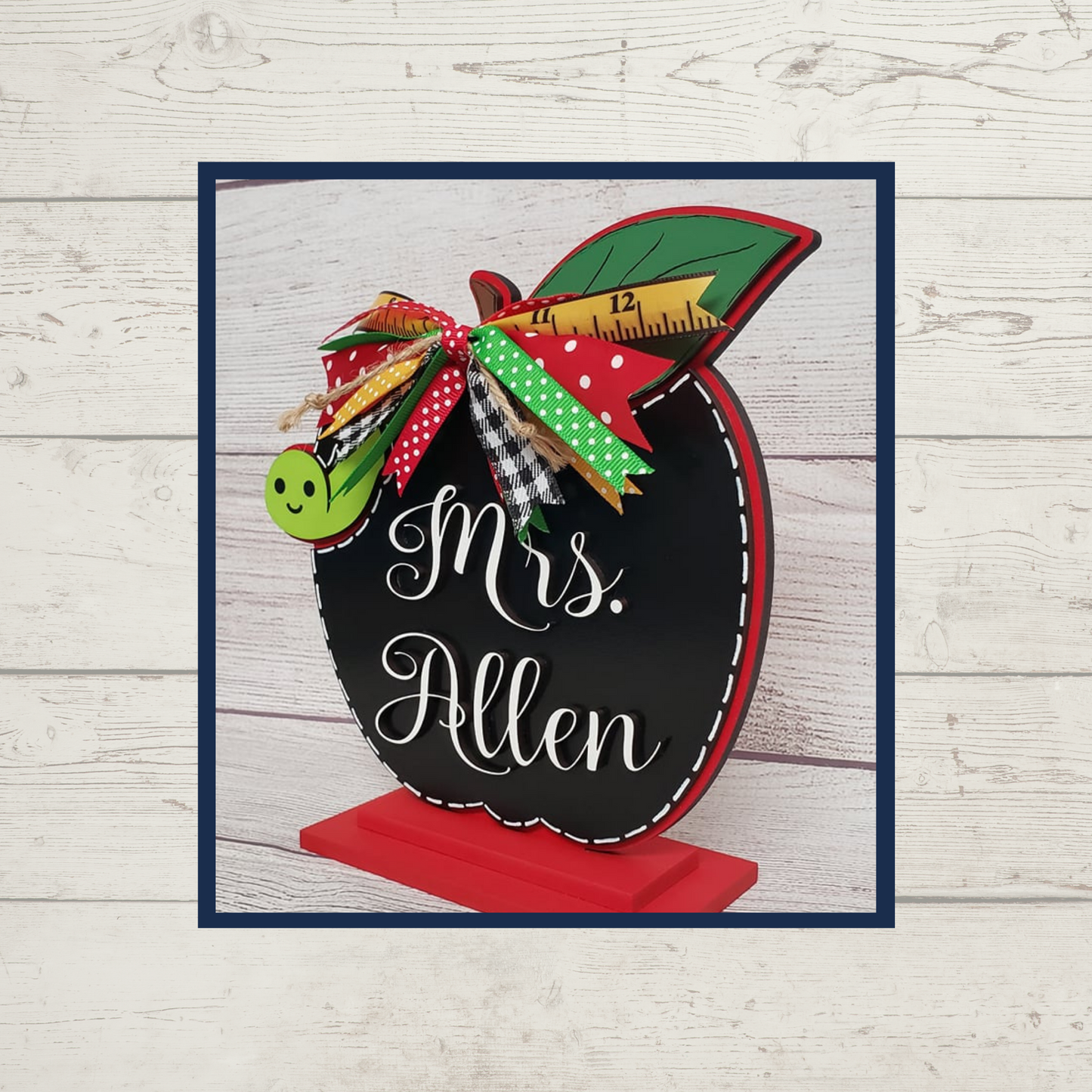 3D PROJECT- Teacher Apple Shelf Sitter