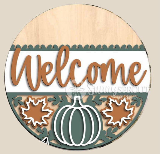 0006 - Welcome Pumpkin Leaf