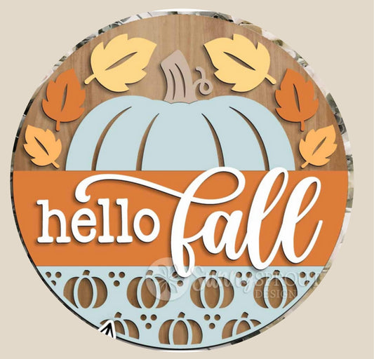 0016 - Hello Fall Pumpkin
