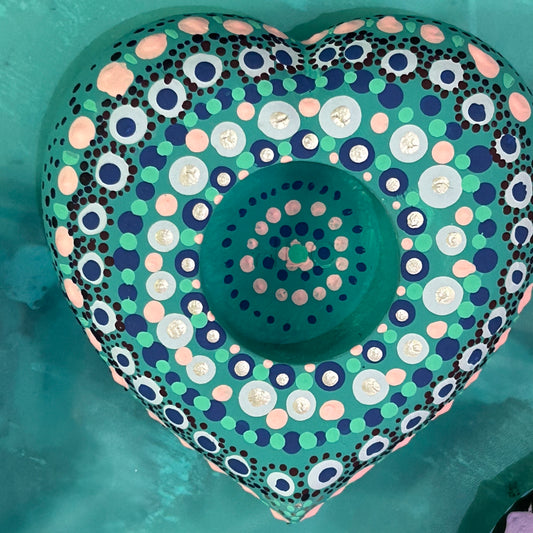 002 - Dot Painted Tealight Holder - FEB 16 - 1PM