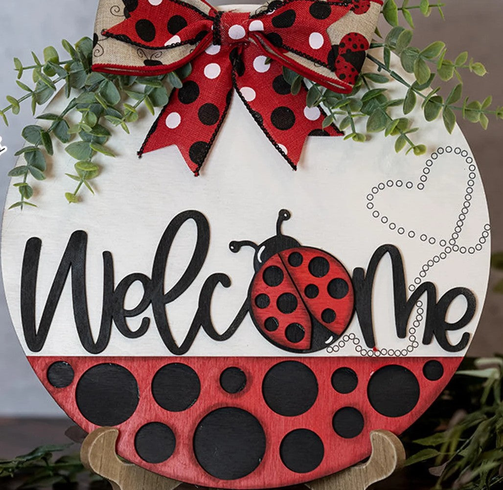 2166 - Ladybug Welcome