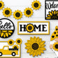 3D PROJECT - Tiered Tray Decor - Sunflower