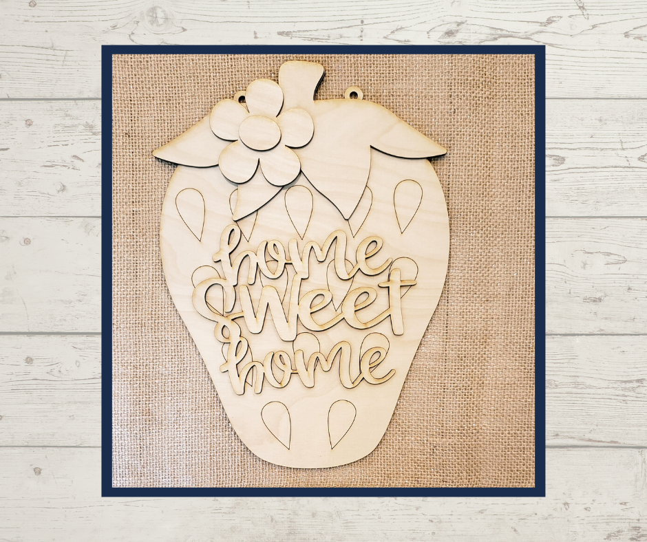 3D PROJECT- Home Sweet Home Strawberry